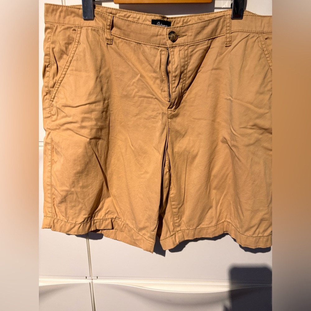 Reitmans Light Brown Cotton Shorts